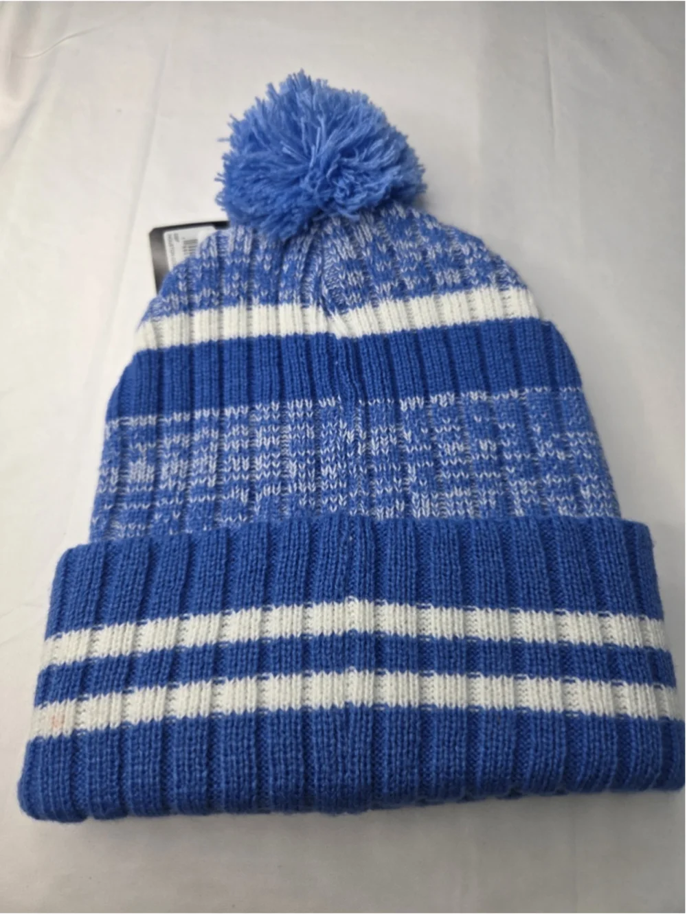 '47 Houston Cougars Cuffed Pom Knit Beanie Blue White Est. 1927 NWT #179